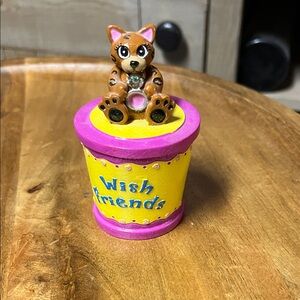 Claire’s Yellow and Pink Trinket box